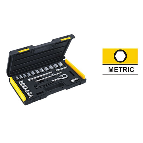 24PC 3/8 Drive Metric Socket Set